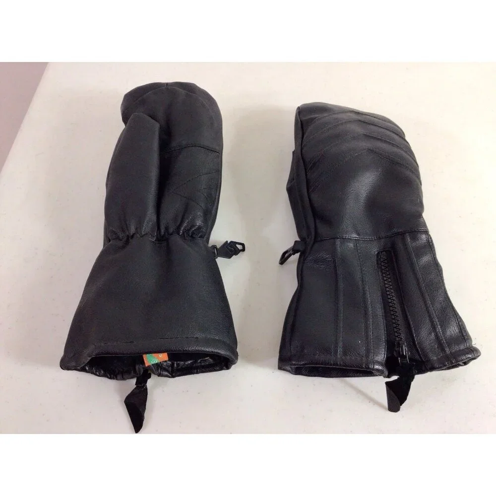 Kombi Leather Mittens Warm Insulated Womens Large